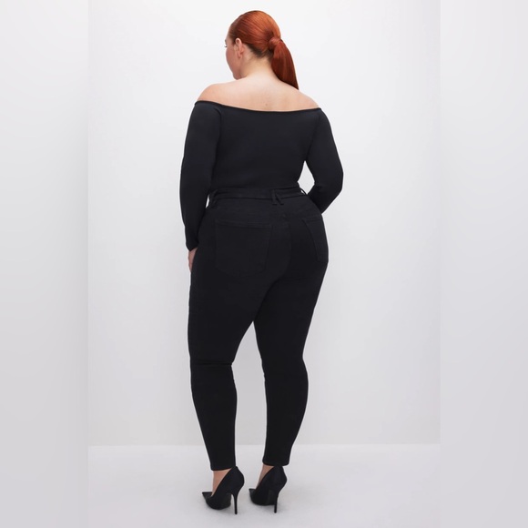 GOOD AMERICAN ALWAYS FITS GOOD LEGS SKINNY JEANS. Plus Size 28-32, - Picture 4 of 13